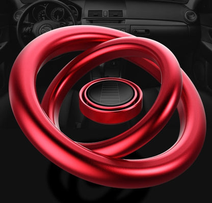 Solar Auto Rotation Car Air Freshener Perfume Seat