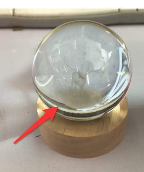 Usb Plug-in Luminous Crystal Ball Night Light