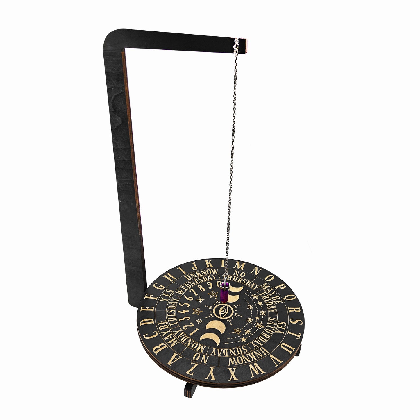 Wooden Crystal Bracket Necklace Decorative Display Stand